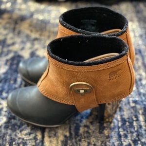 SOREL Medina 11 Heels Ankle Rain boots